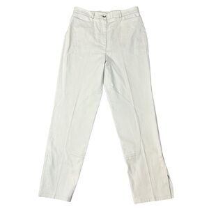 F by Faconnable High Rise Riding Style Ankle Pants Breeches Made in Italy Size 2